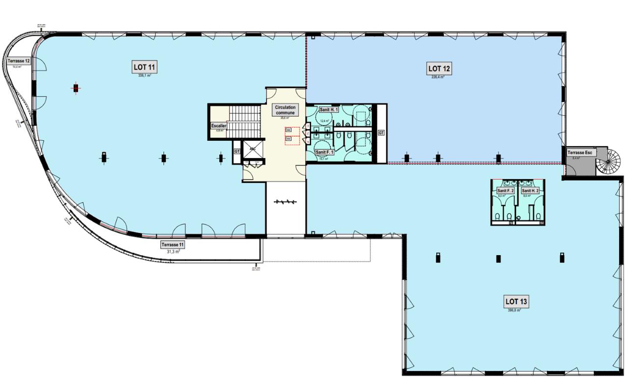 Bureau Dardilly 1843m² Vente bureau Dardilly Rhône OVBUR2206070 1